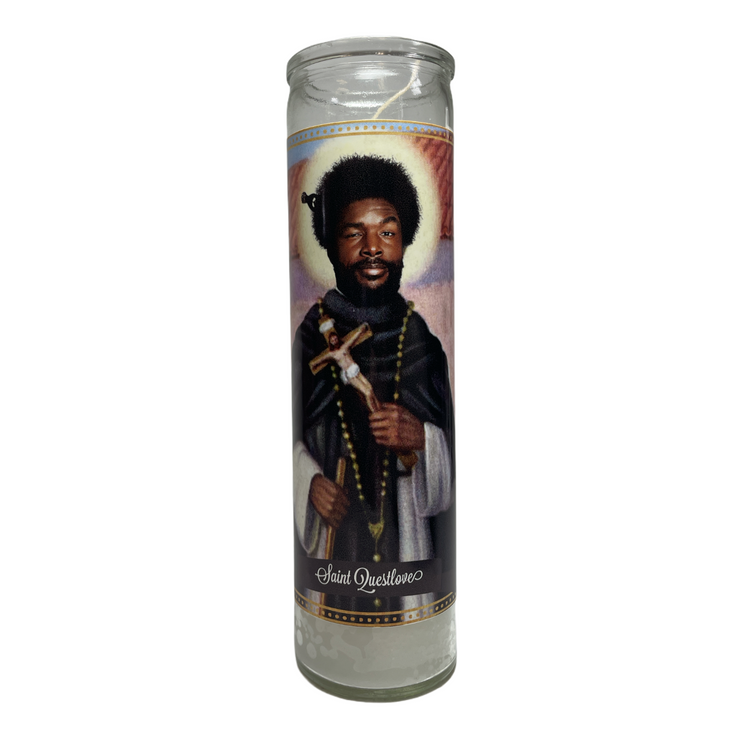 Questlove Devotional Prayer Saint Candle - Mose Mary and Me