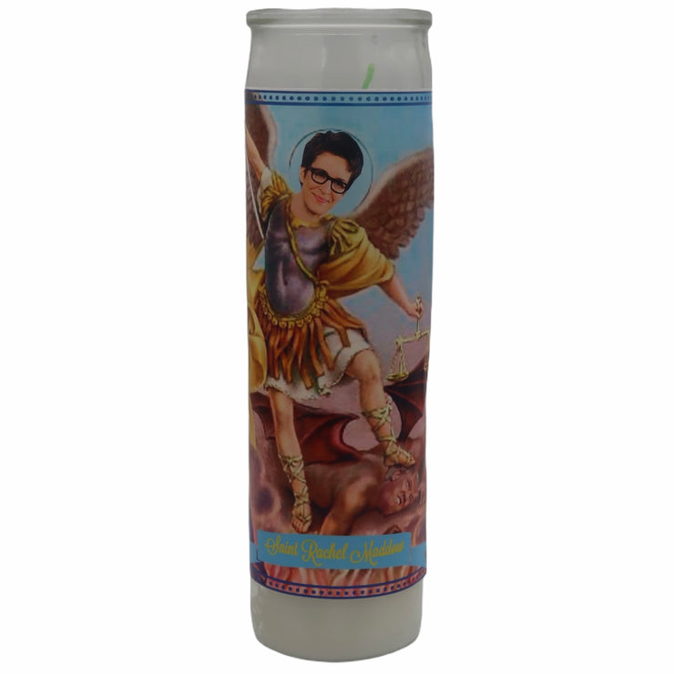 Rachel Maddow Anti-Trump Devotional Prayer Saint Candle - Mose Mary and Me