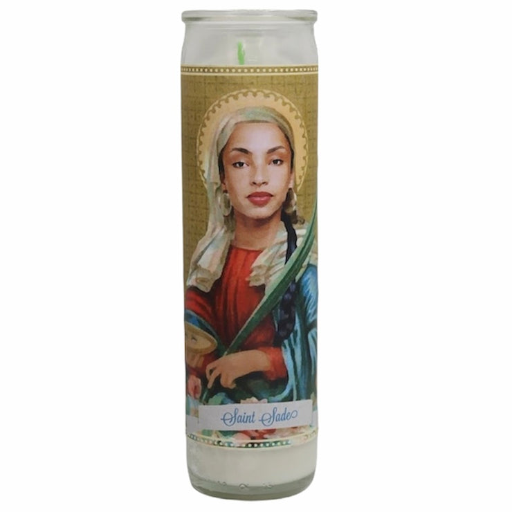 Sade Devotional Prayer Saint Candle - Mose Mary and Me