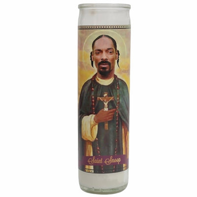 Snoop Dogg Devotional Prayer Saint Candle - Mose Mary and Me