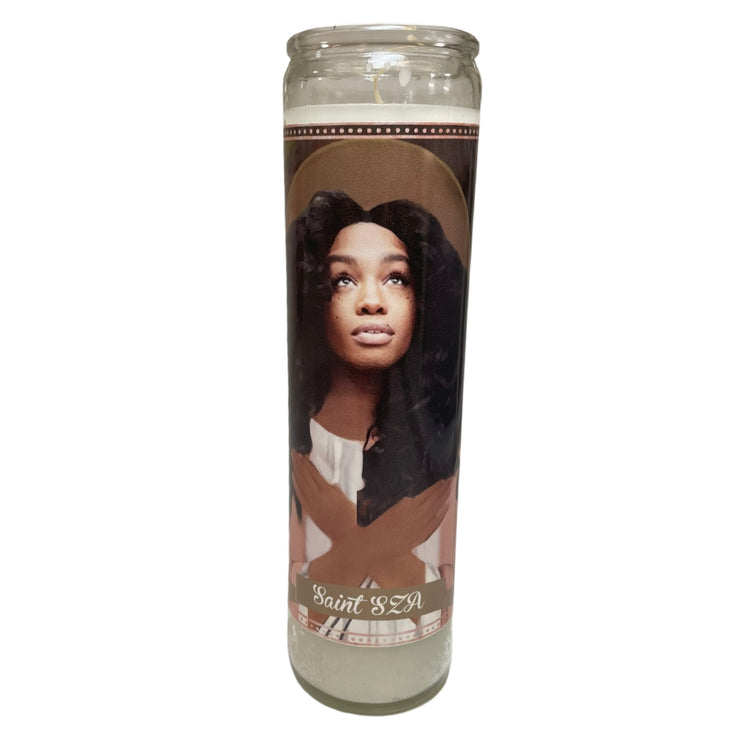 SZA Devotional Prayer Saint Candle - Mose Mary and Me