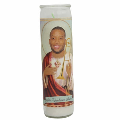Trombone Shorty Devotional Prayer Saint Candle - Mose Mary and Me