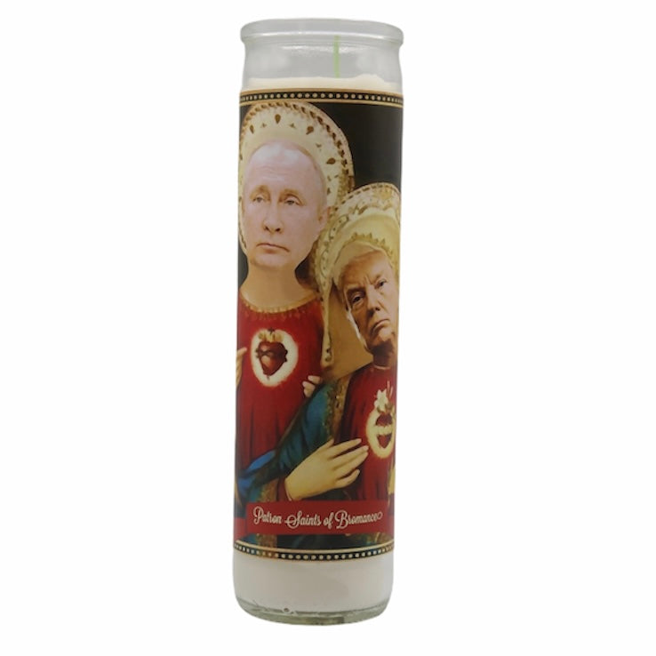 Donald Trump Devotional Prayer Saint Candle - Mose Mary and Me
