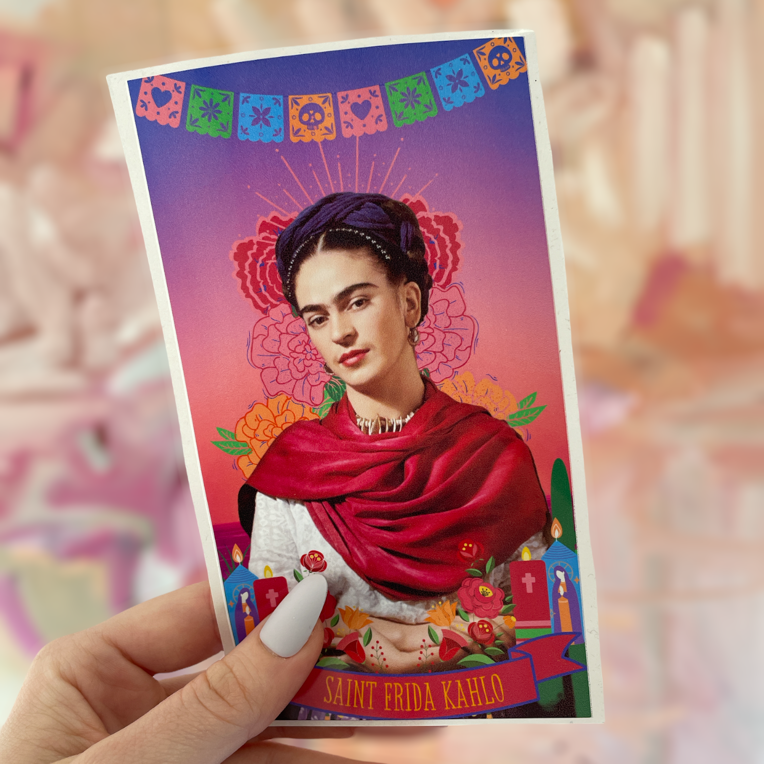 The Luminary Frida Altar Candle - Mose Mary and Me