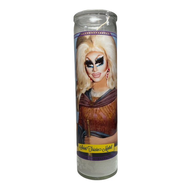 Trixie Mattel Devotional Prayer Saint Candle - Mose Mary and Me