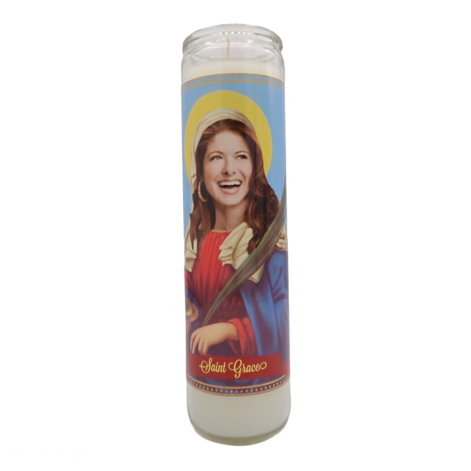 Will and Grace Cast Devotional Prayer Saint Candles - Mose Mary and Me