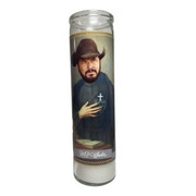 Cast of Yellowstone Devotional Prayer Saint Candle - Mose Mary and Me