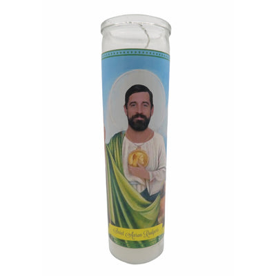 Aaron Rodgers Devotional Prayer Saint Candle - Mose Mary and Me