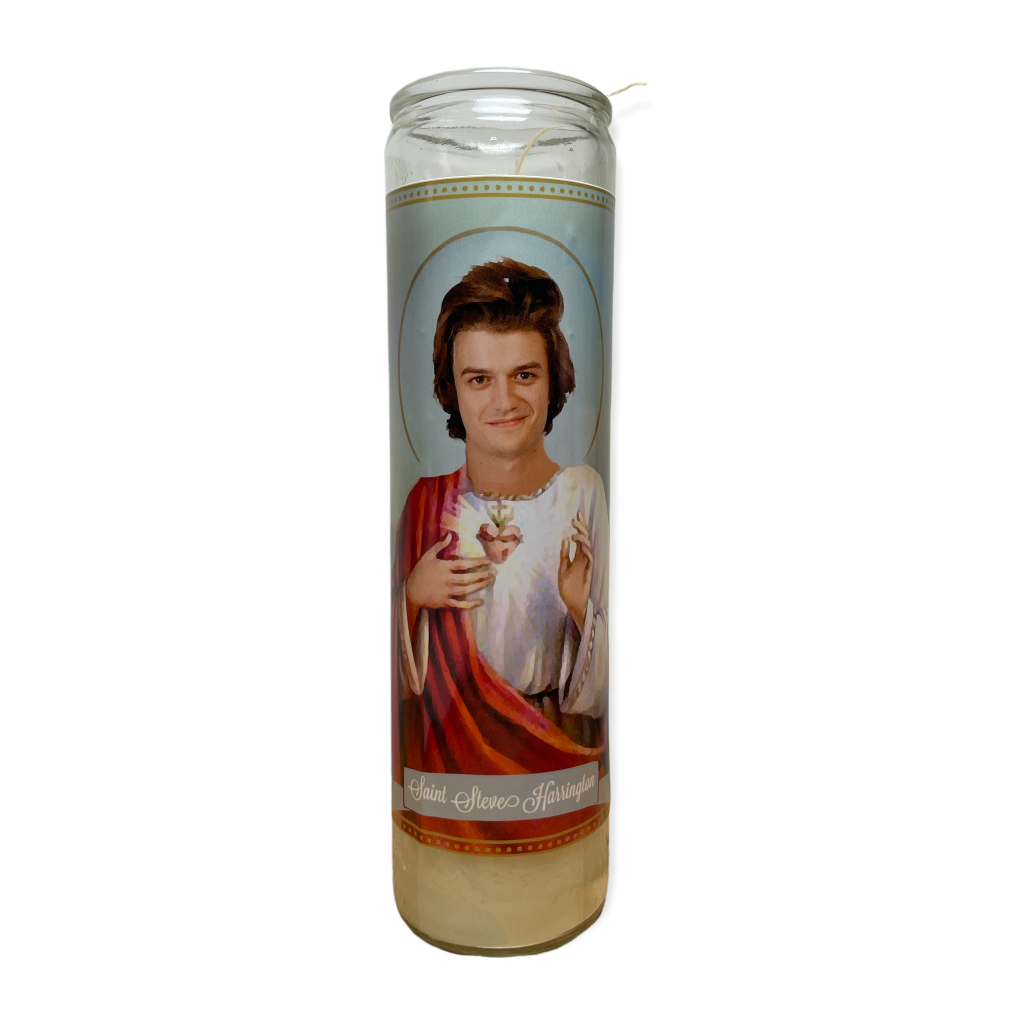 Steve Harrington Stranger Things Devotional Prayer Saint Candle