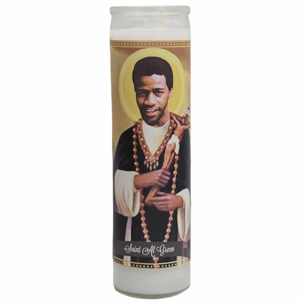 Al Green Devotional Prayer Saint Candle - Mose Mary and Me