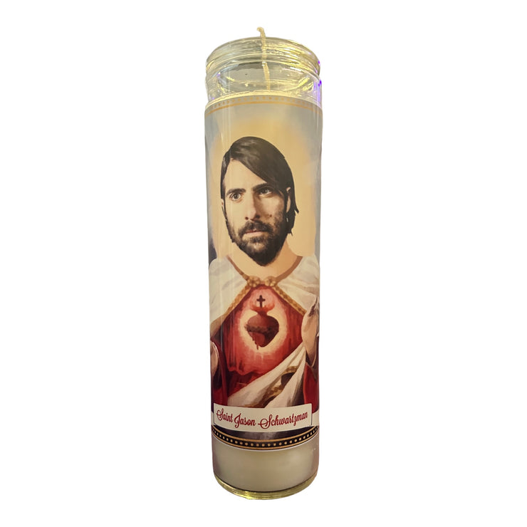Jason Schwartzman Devotional Prayer Saint Candle