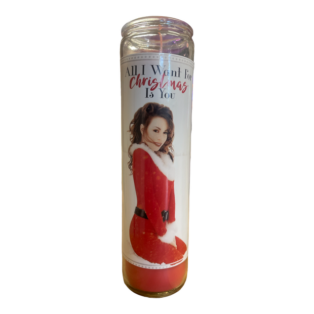 All I Want For Christmas Is You Mariah Carey Devotional Prayer Saint Candle