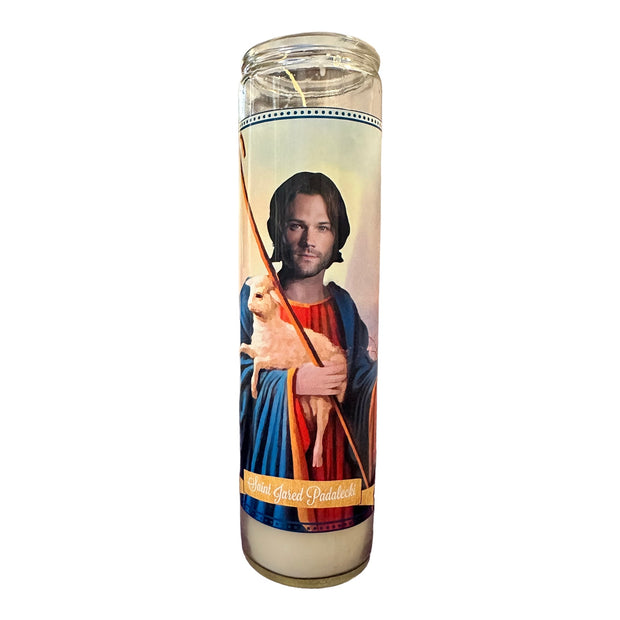 Jared Padalecki Devotional Prayer Saint Candle