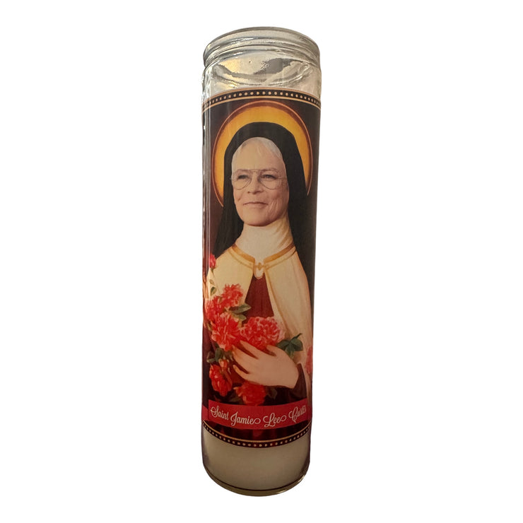 Jamie Lee Curtis Devotional Prayer Saint Candle