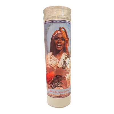 Sha’Carri Richardson Devotional Prayer Saint Candle - Mose Mary and Me