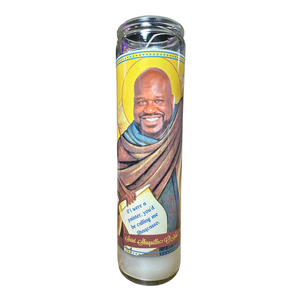 Shaquille O’Neal Devotional Prayer Saint Candle