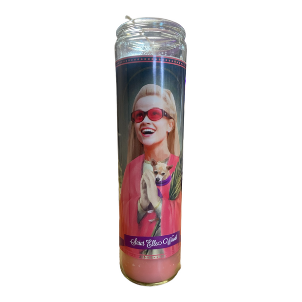 Reese Witherspoon, Elle Woods Devotional Prayer Saint Candle