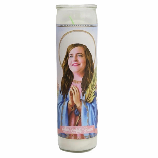 Aidy Bryant Devotional Prayer Saint Candle - Mose Mary and Me